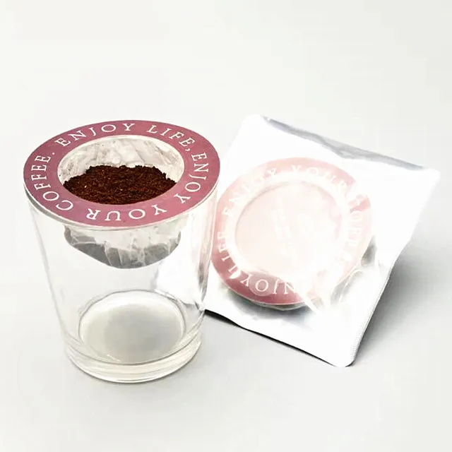 Disposable Portable Ufo Flying Saucer Style Eco-friendly Paper Coffee Filter Drip Bag For Espresso Coffee