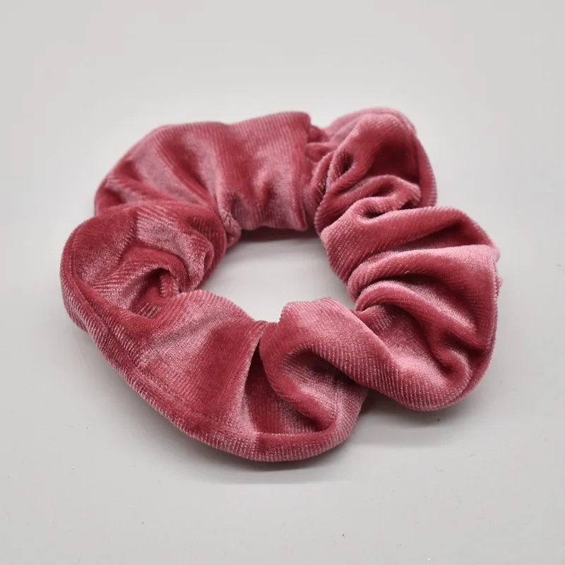 Фабричные тканевые тяжелые Бархатные эластичные резинки для волос, резинки для волос для девочек