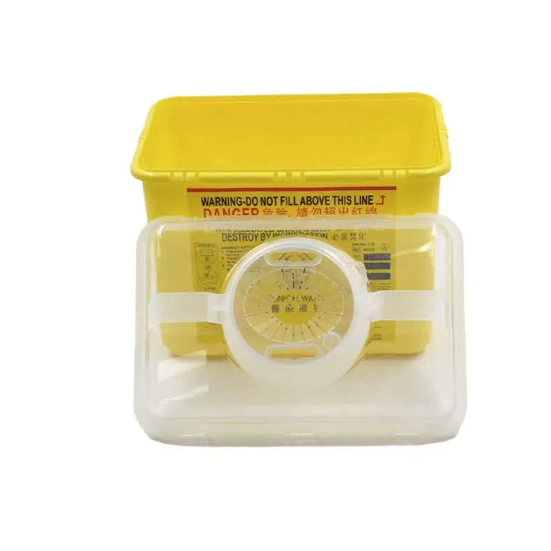 JCMED 7L Sharp Container Large Volume 7 Liter sharp containers box