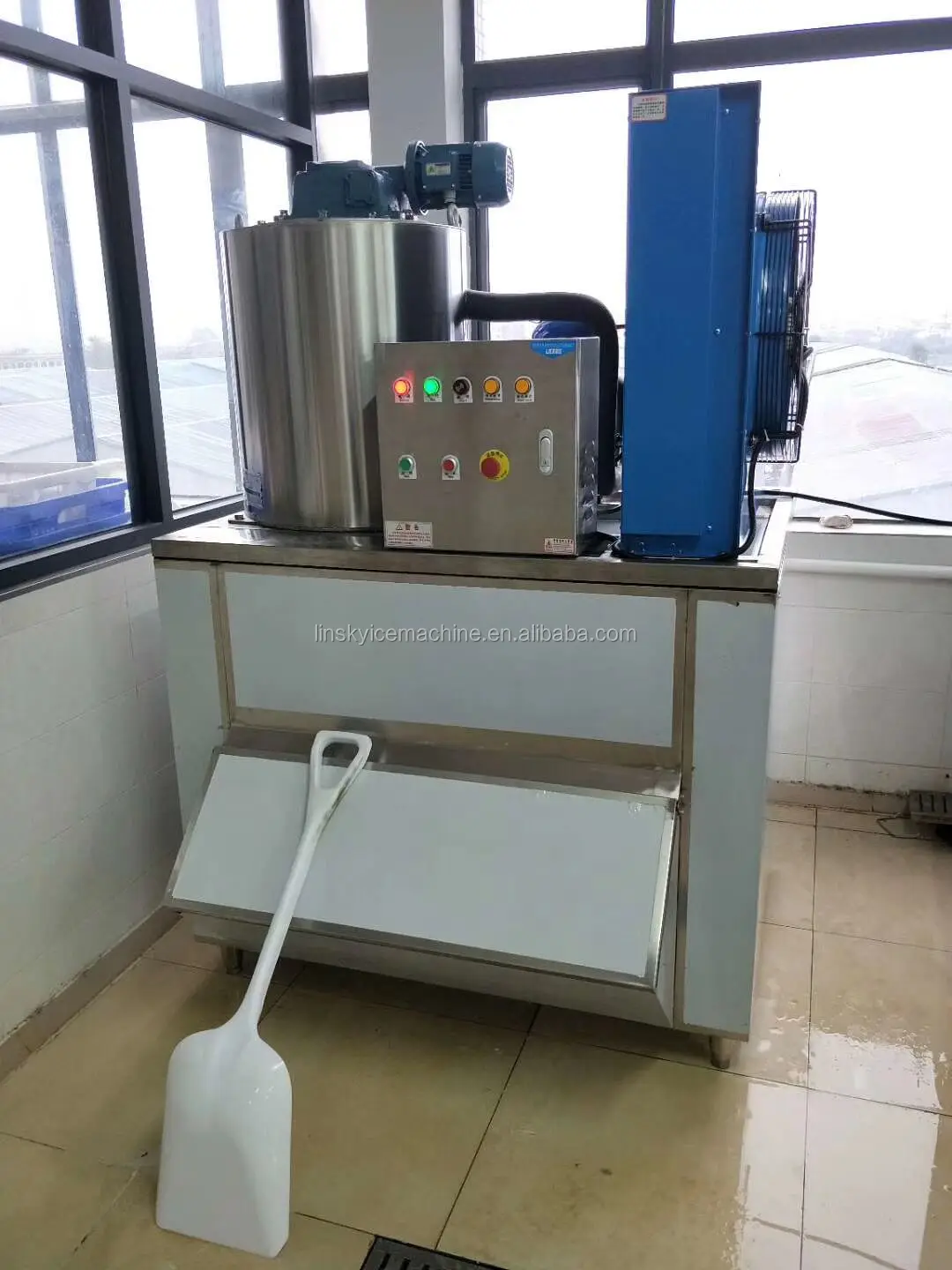 2 ton ice machine for fish automatic flake ice equipment