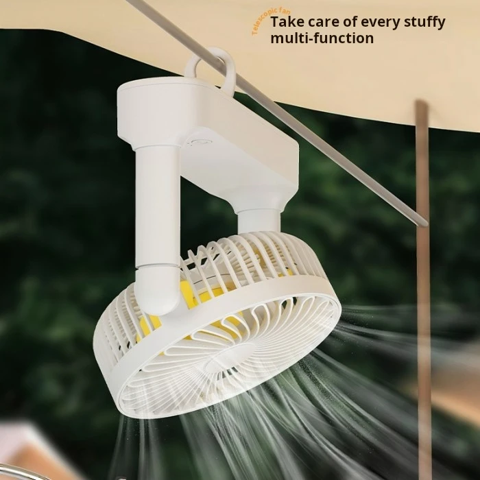 USB Multifunctional Desktop Fan Telescopic Home Mini Charging Portable Large Wind Fan Smart Home Product