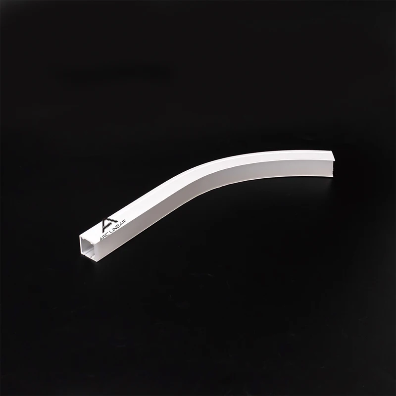 silica Diffuser for arc led linear bend led profile for home easy for installation without connection