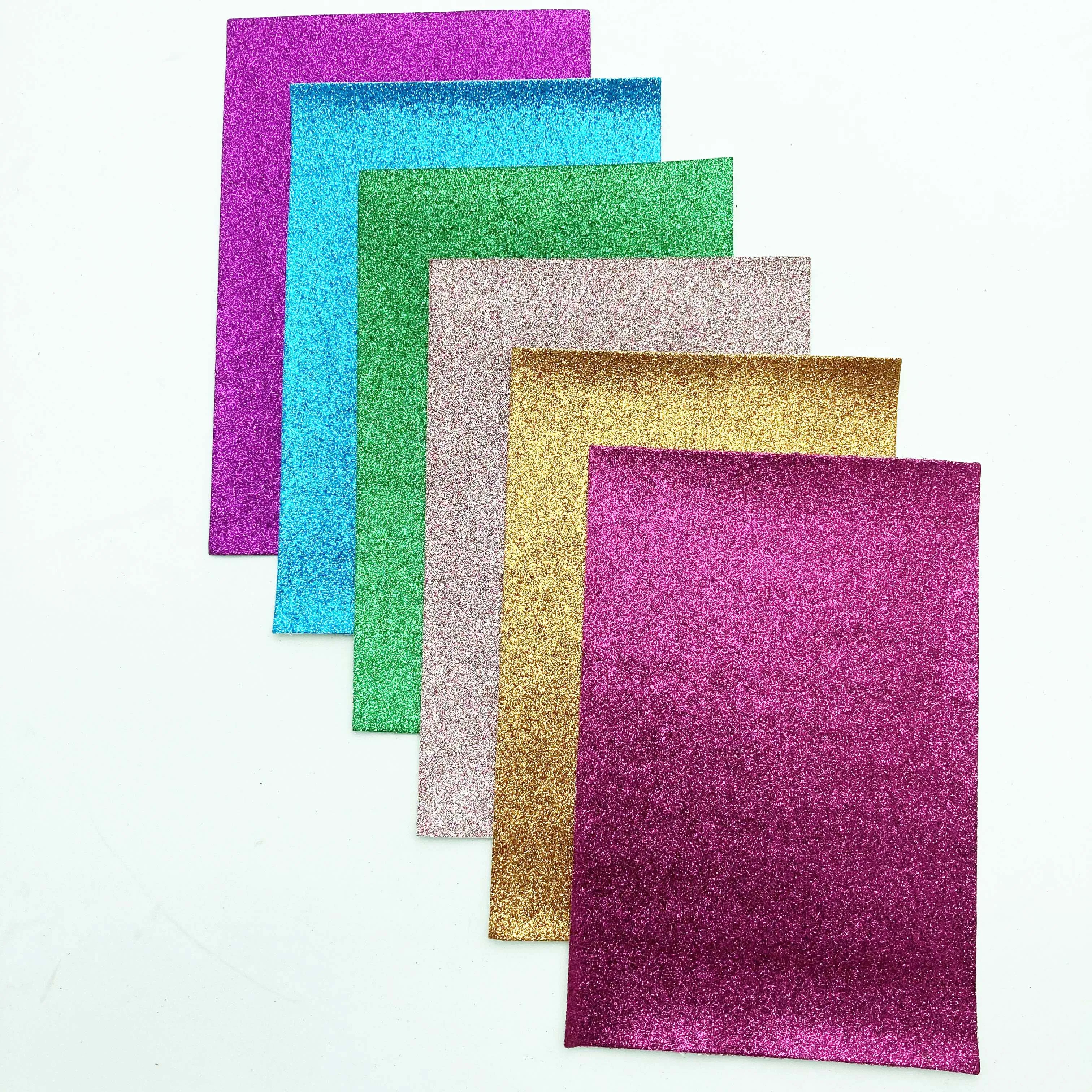 
 6*9 дюймов, размер 24 цветов, тонкие блестящие листы из искусственной кожи для изготовления бантов/поделок  