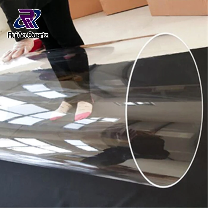 Customized silica quartz tube with factory price large quartz glass tube
