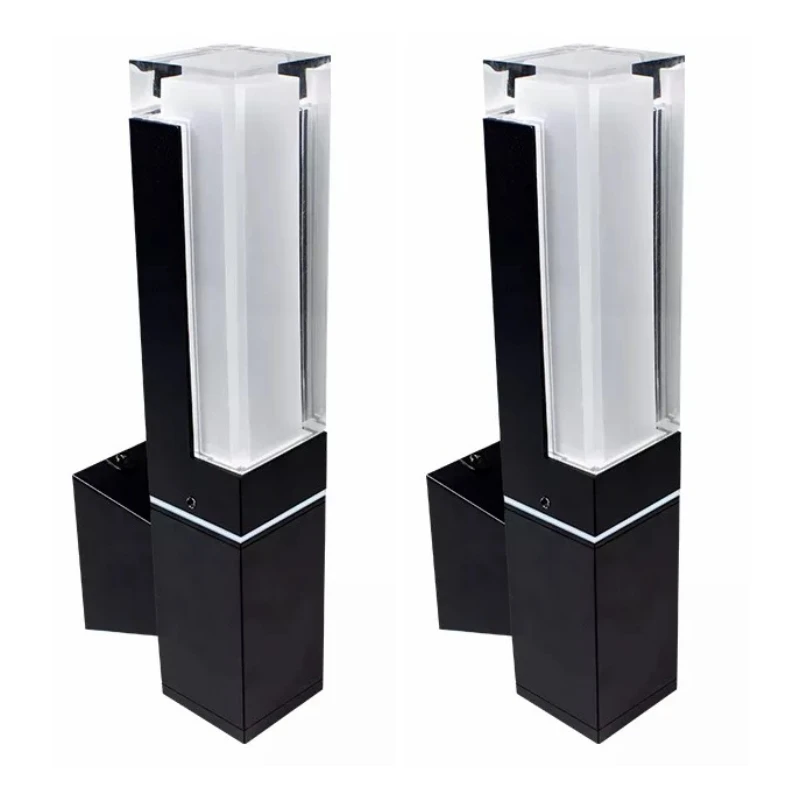 Wholesale Customized exterior wall lighting Garden Sconce Modern Porch Villa Balcony Waterproof LED outdoor lights wall mounted