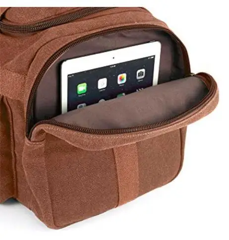 Factory custom duffle bag canvas weekend bag travel organizer bags for men