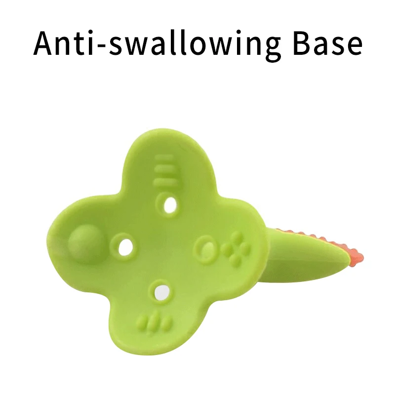 Custom Unisex Baby Soother Chewable and Weaning Molar Silicone Teether Soft Fruit Design Teether Toy for Infants and Toddlers