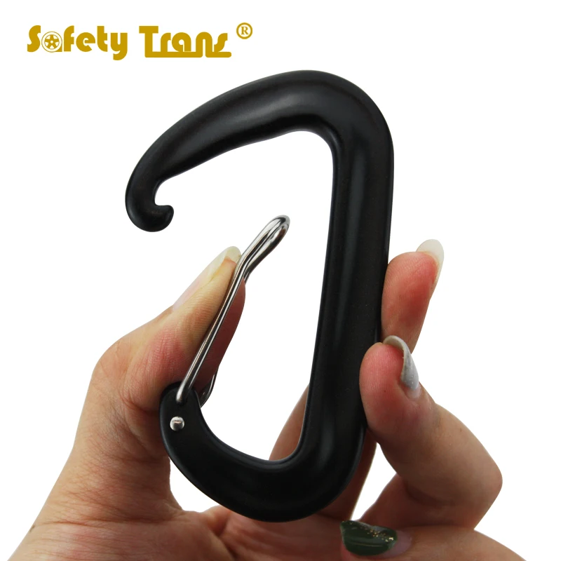 Factory Aluminum climbing Carabiner Hook Quick Locking  Wire Gate Carabiner For Outdoor
