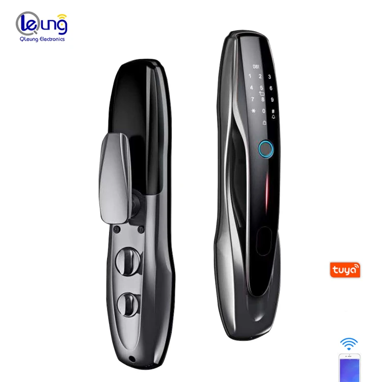 Дверной смарт-замок из цинкового сплава, умный замок с Биометрическим отпечатком пальца, цифровой смарт-кодовый ключ