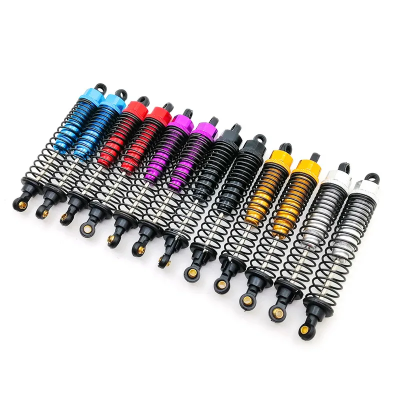 RC Shock Absorber Oil Adjustable RC Damper Set with Springs for 1/10 RC Truck Crawler Axial SCX10 TRX4 D90 HSP