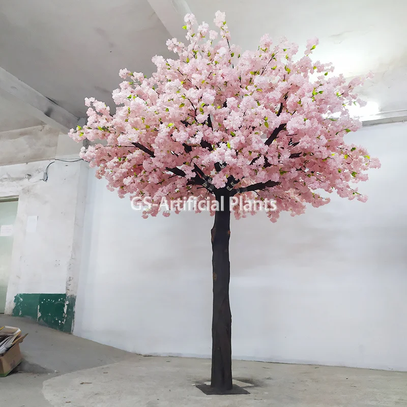 White wedding decoration table centerpiece decoration for wedding event fiberglass wood plastic artificial cherry blossom tree
