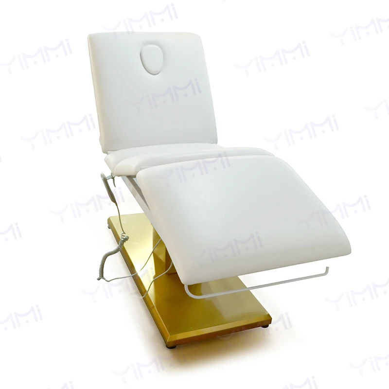 Lightweight Gold Base Massage Cosmetic Bed Puncture Aesthetic Facial Table Eyelash Electric Massage Bed