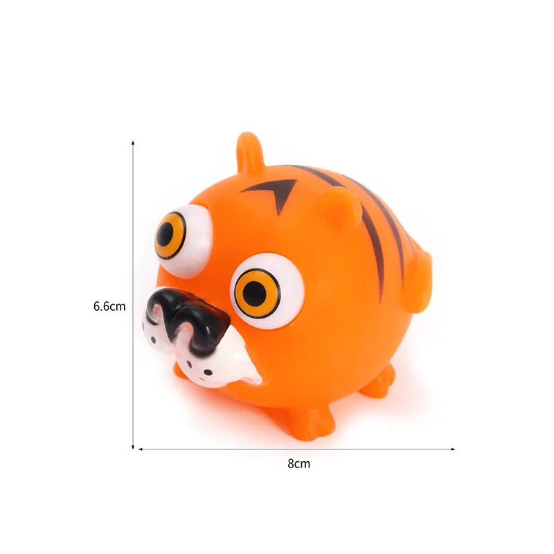 Cartoon Animal Squeeze Antistress Toy Boom Out Eyes Doll Stress Relief Panda Fidget Toys Figure Decompression Toys Silicone
