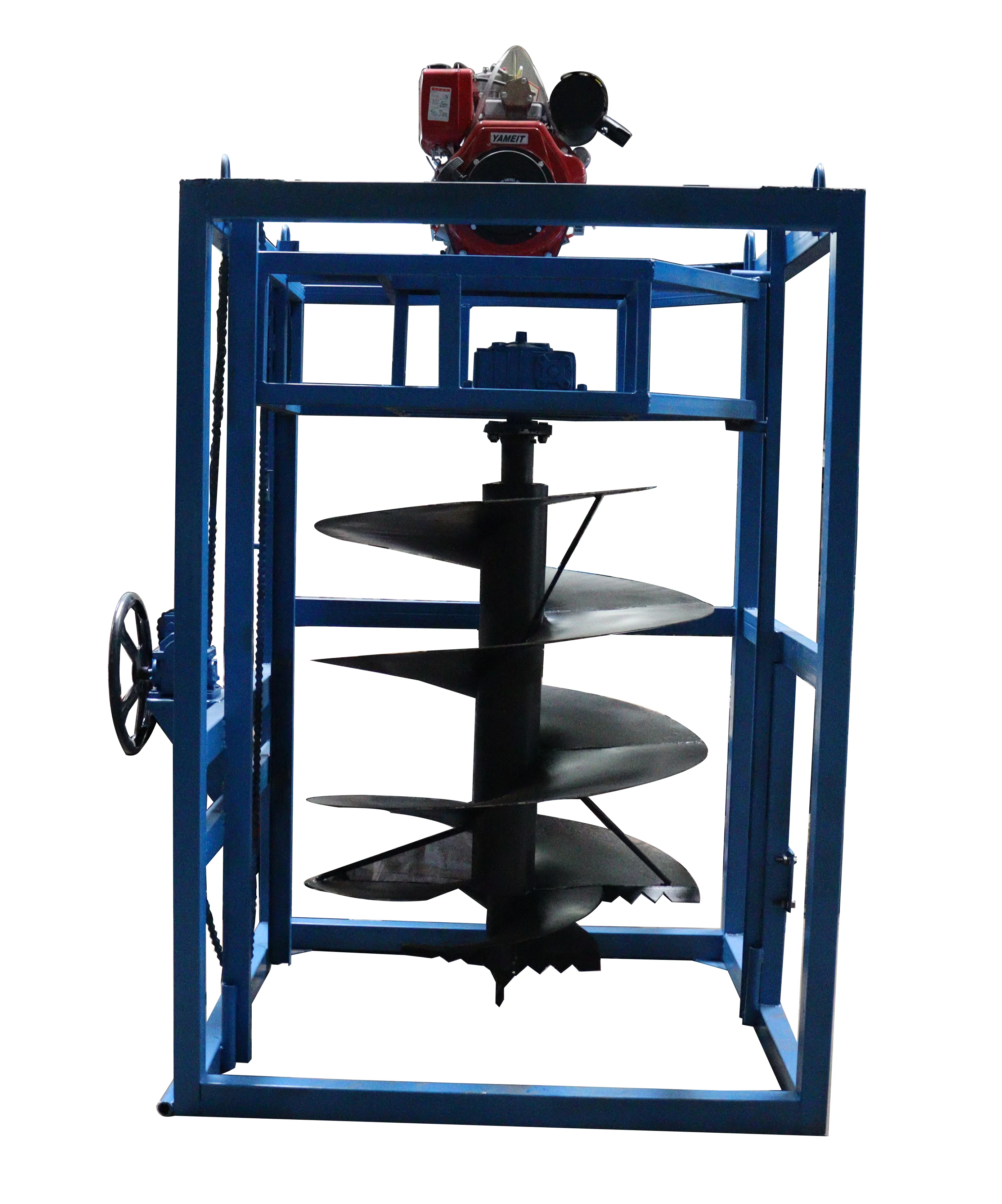 Diameter 1M Drill Earth Auger Diesel Engine Ground Drill Earth Auger 1M Depth For Digging