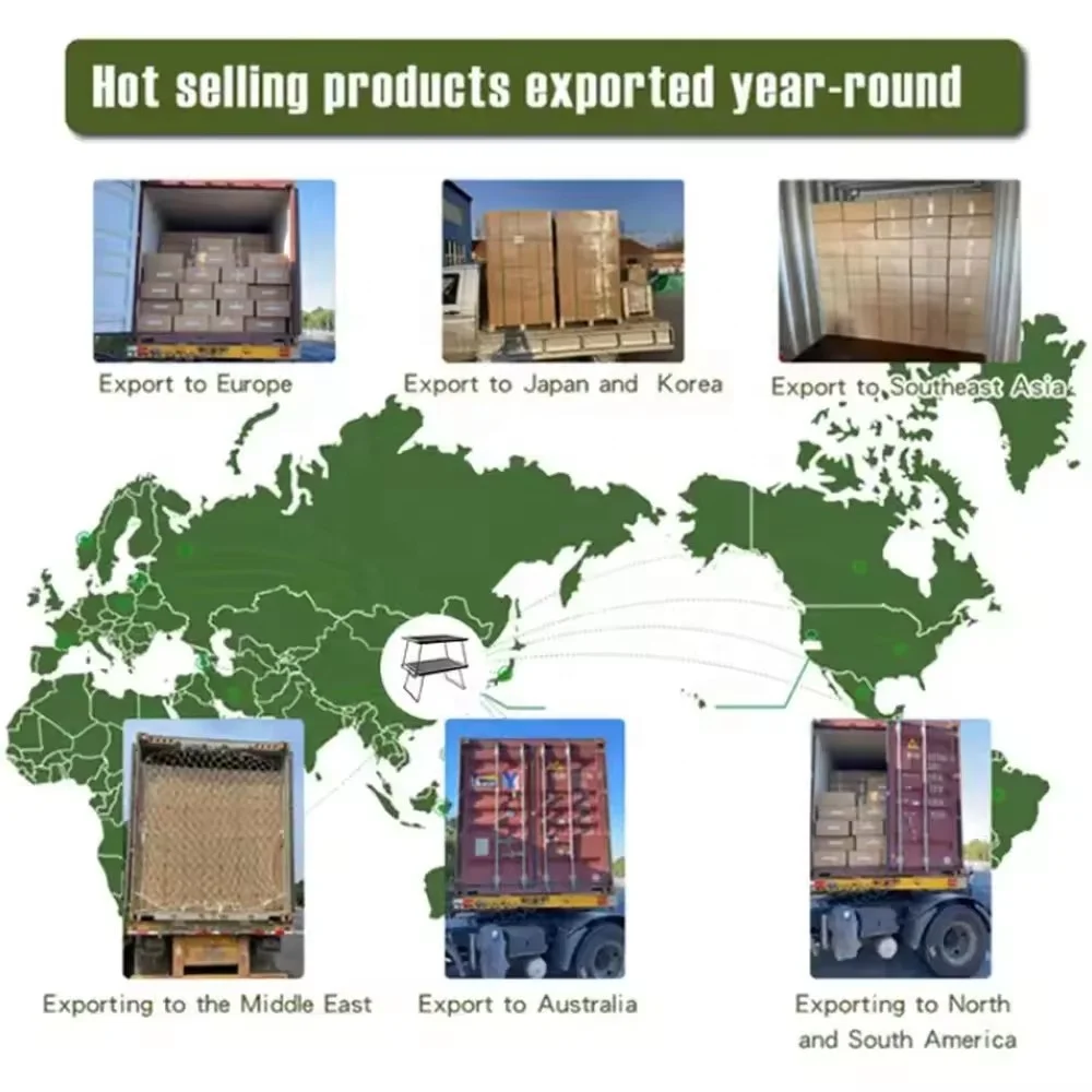 DYSC OEM ODM Outdoor Outdoor BBQ folding ultralight tourist portable  height adjustable lightweight camping table