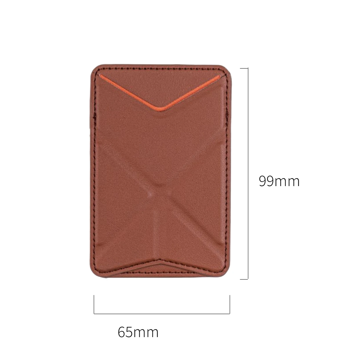 Foldable Phone Holder Back Wallet Card Holder with Phone Stand, Magnetic Credit Card Holder Leather Phone Wallet