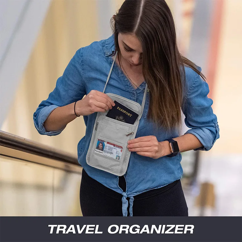 Дорожный портмоне с RFID-защитой