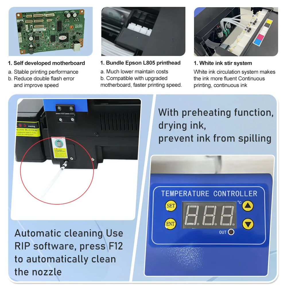 Горячая Распродажа DTF ролик для печатной машины L1800 L805-B принтер A3 A4