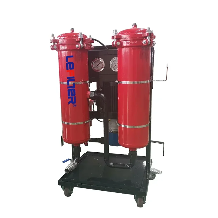 Stainless Steel Portable Hydraulic Oil Filter Cart Filtration Systems diesel Purifier