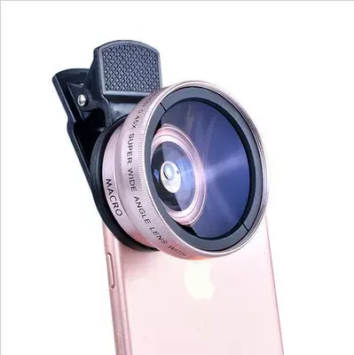 Eye fish + macro kit Lens Universal Clip Professional 37mm smartphone Lens 0.45X 49UV Super Wide-Angle Macro HD Lens