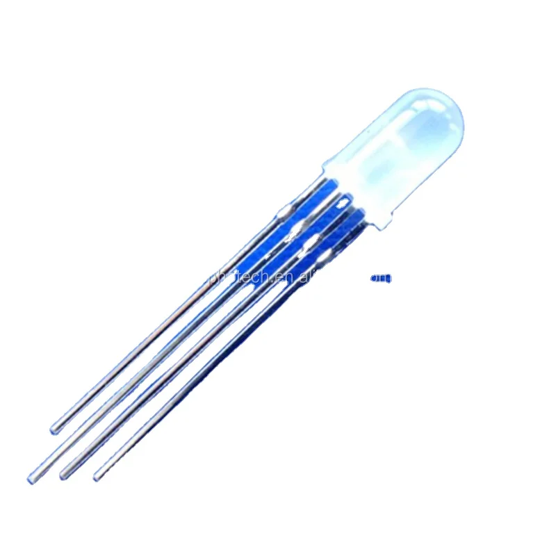 Wholesale WS2812B Smart Through-hole F5 0.2W LED Diffused Addressable Dip RGB LED Diode 5mm