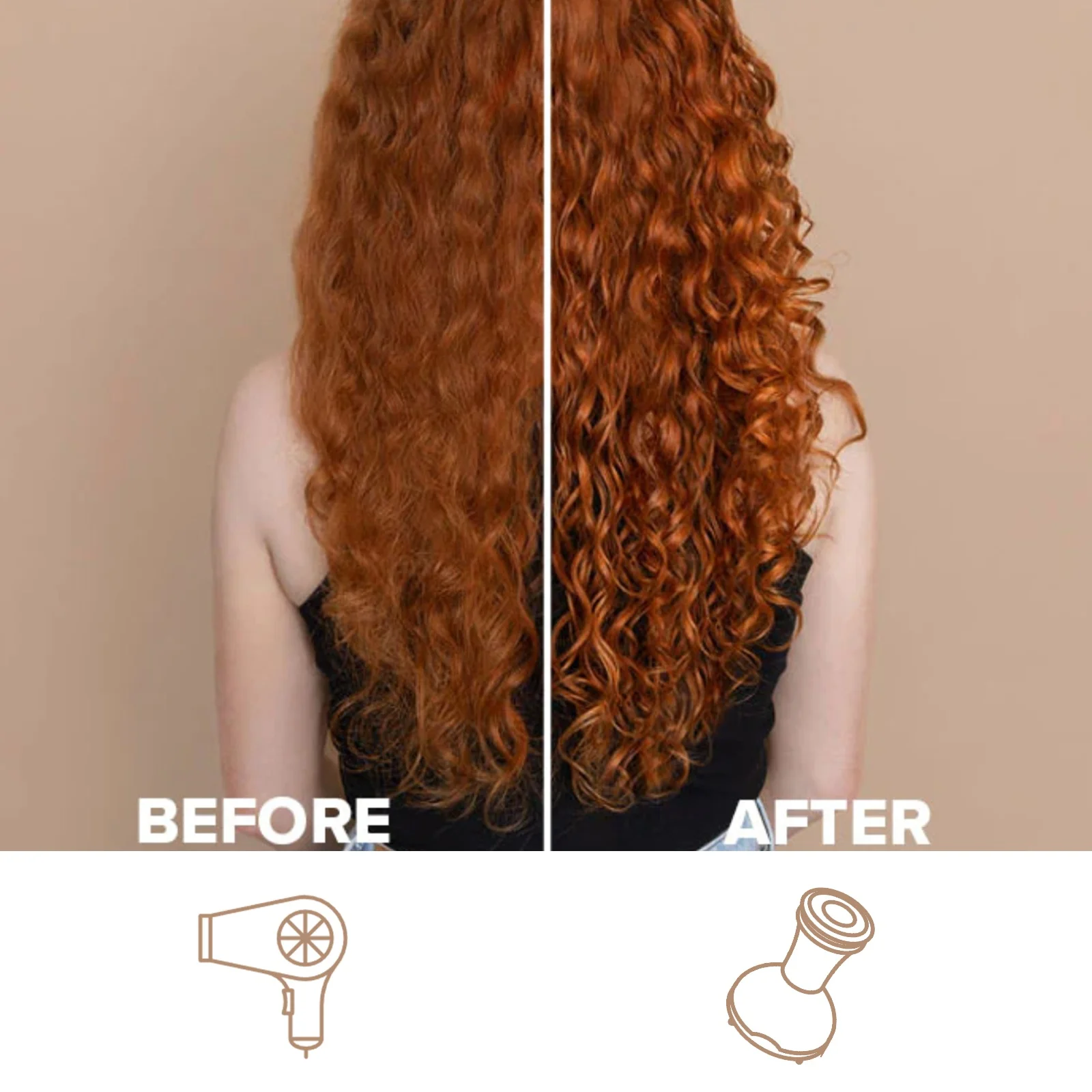 Diffuser Hair Dryer for Curly Hair Secador difusor para pelo rizado Secador difusor para cabelos encaracolados