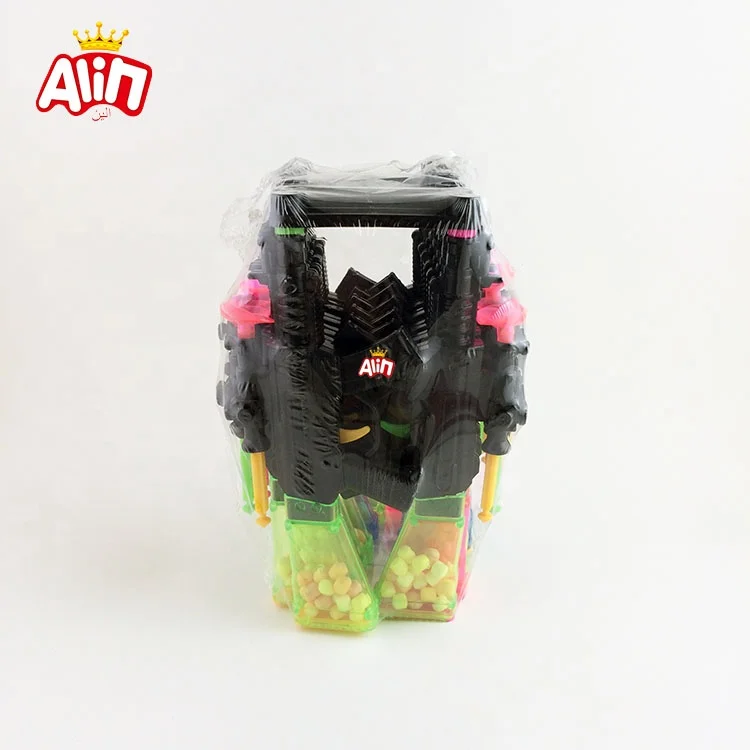 Toy gun contains mini ball fruit-flavored hard candy toy candy