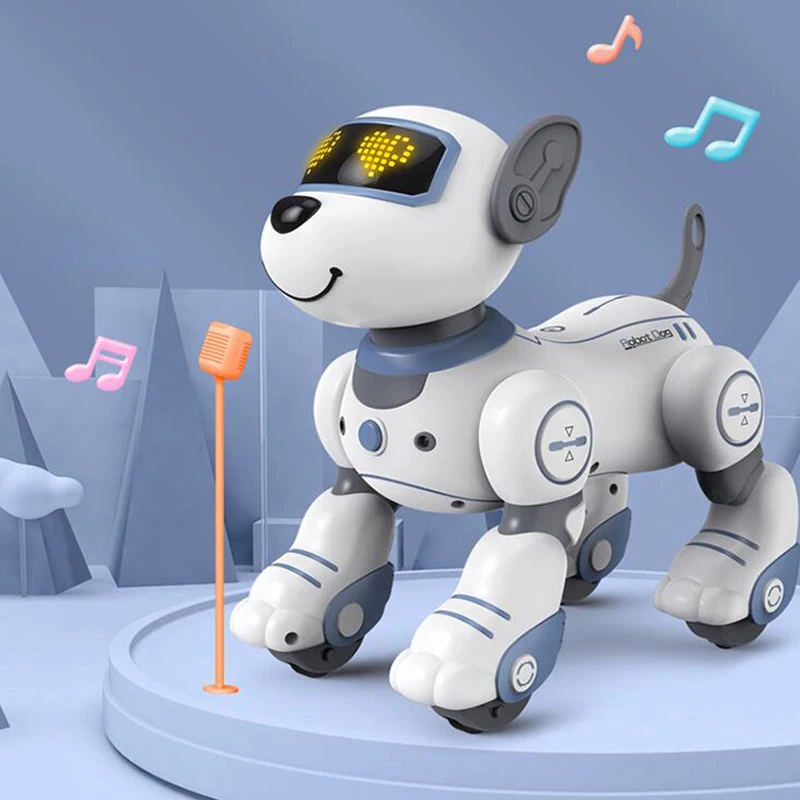 LEHOO Toys Subotech Intelligent Voice Conversation RC Dog Programmable 2.4G remote control robot dog