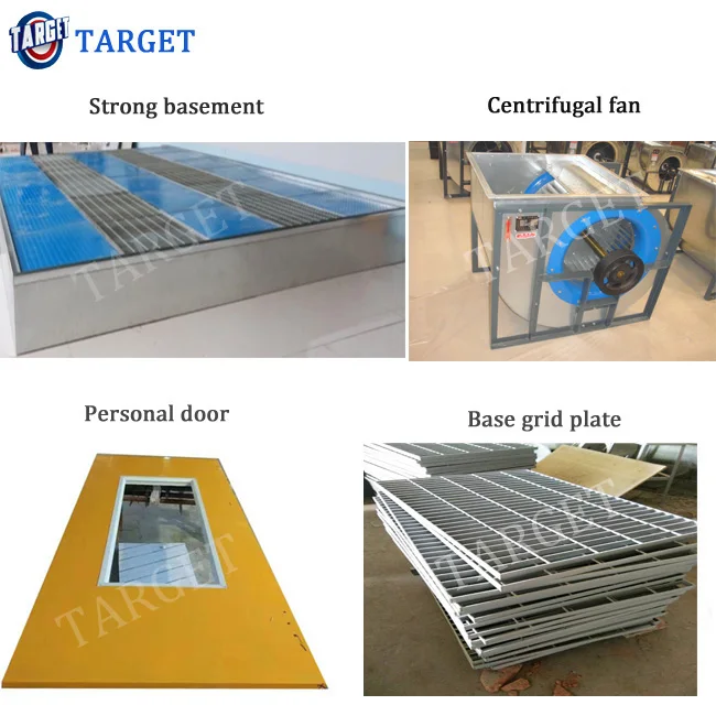 Car spray booth heater / spray booth car painting / Cheap good quality Car Paint Booth Car Paint Cabine for cars