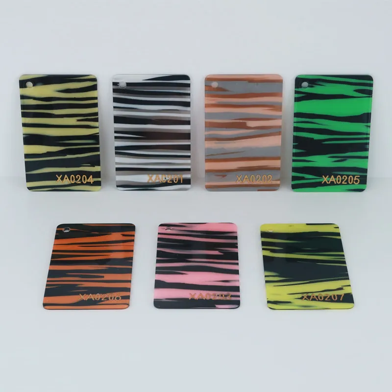 cellulose acetate sheet for fashion eyeglass sunglass frame jewelry art work material many colours available