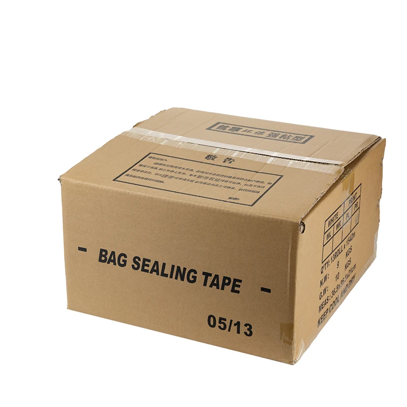 9mm/13mm PE Film Double Side Adhesive Tape Resealable Bag Sealing Tape For Food Grade Tape