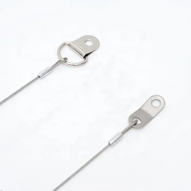 Customizable Factory Price Stainless Steel Lanyard Cable Eyelets Ended Wire Rope For Lifting