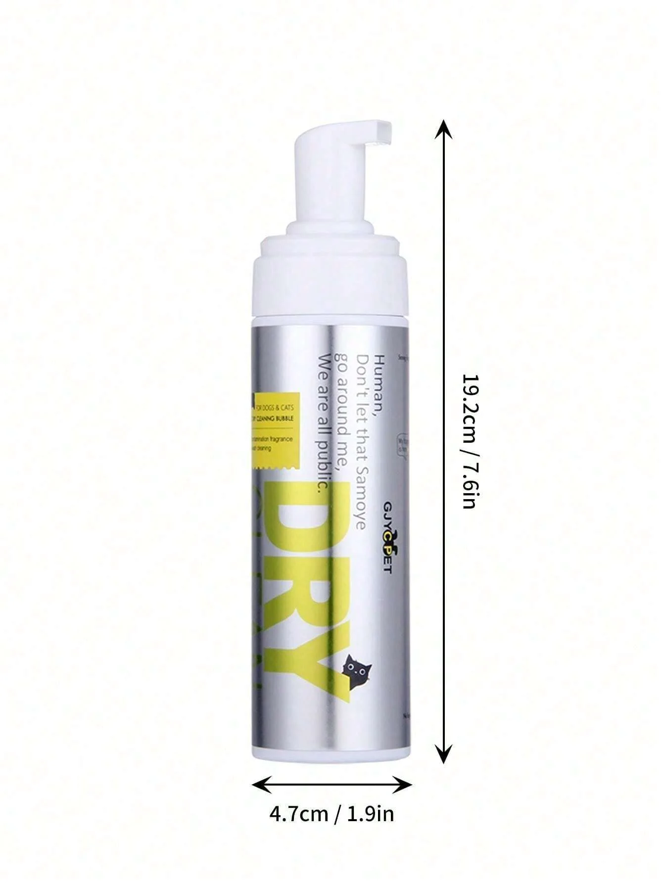 GJYC PET Brand No Rinse Dry Bathing Foam Dog Cat Dry Shampoo Deep Cleansing Pet Dry Shampoo