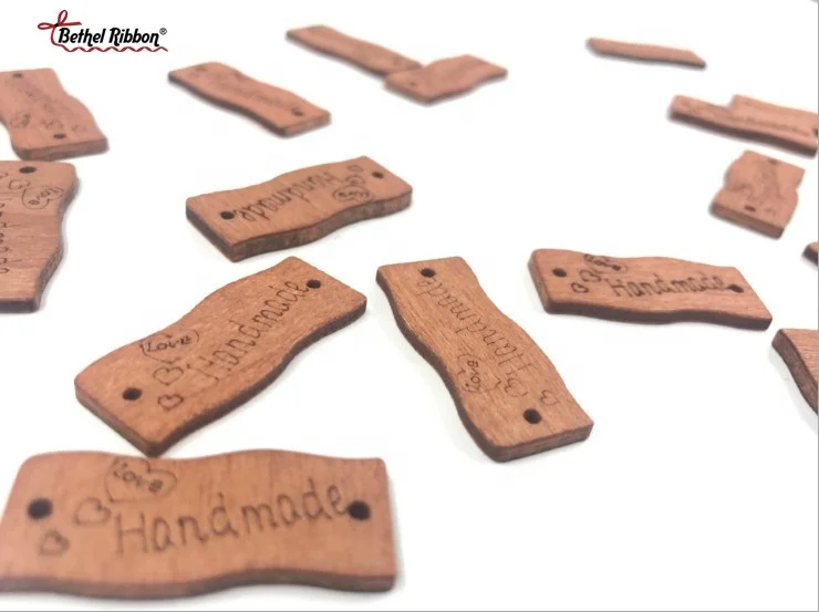 wholesale wooden signs brown handmade creative wooden handicraft decorative wood chips