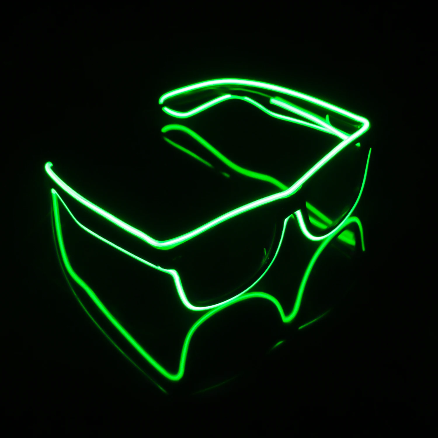 Promotional Items Party Supplies Light up EL Wire Neon Rave Glasses for Glow DJ Costumes, Halloween Party