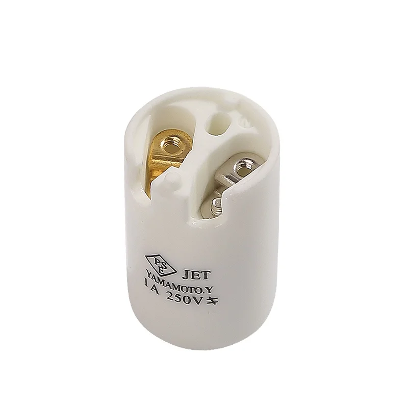 factory custom waterproof e17 lampshade high-quality porcelain lamp base  ceramic lamp holder & bases light box