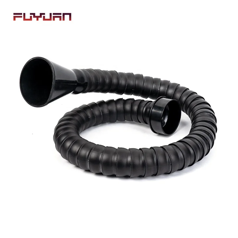 75mm Flexible Bamboo Pipe fume Hood Arm fume Extractor Hose With Self Support