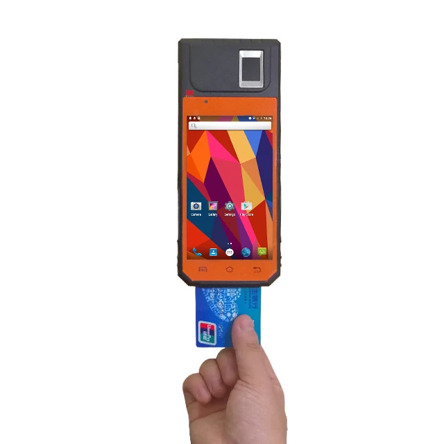 HF-FP09 OEM Android Портативный биометрический сканер отпечатков пальцев с термальным принтером
