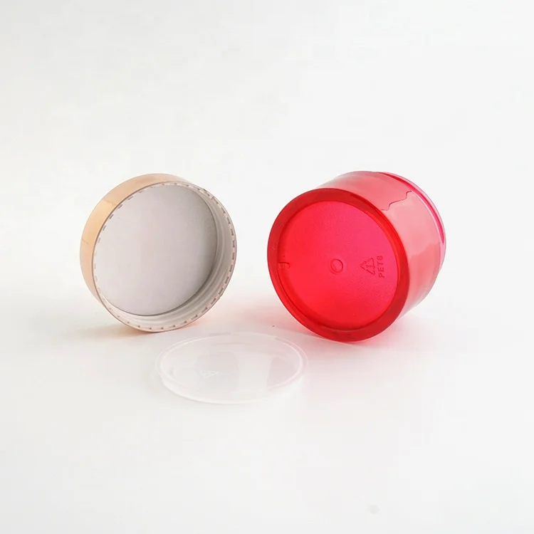 5ml 10ml 15ml 20ml 25ml 30ml 50ml 100ml Recyclable Rose Golden PETG Jar 1 Oz 8oz 5g 50g Frosted Rose Gold PETG Jars