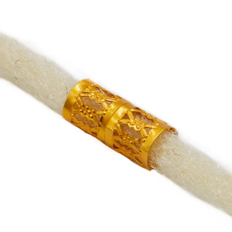 100pcs hair beads for synthetic braid hair decoration accessories dreadlocks braiding hair cuffs