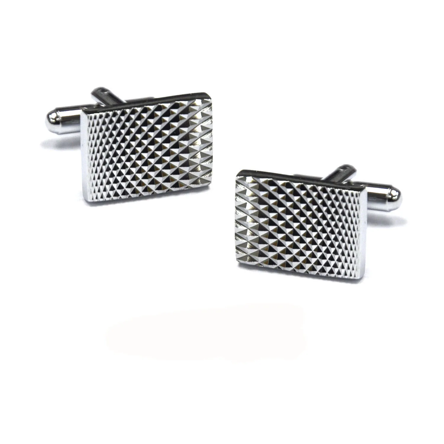 2023 New Product Premium Rhodium Metal Anniversary Cufflinks For Men