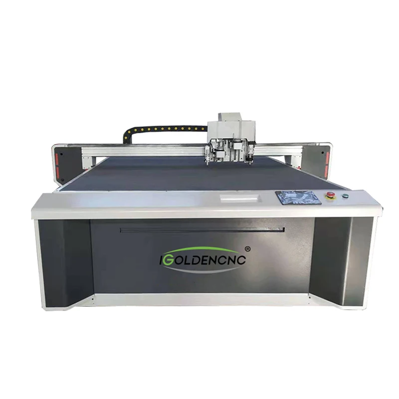 KT панель резки cnc машина 1325 Осциллирующий нож маршрутизатор с CCD камерой