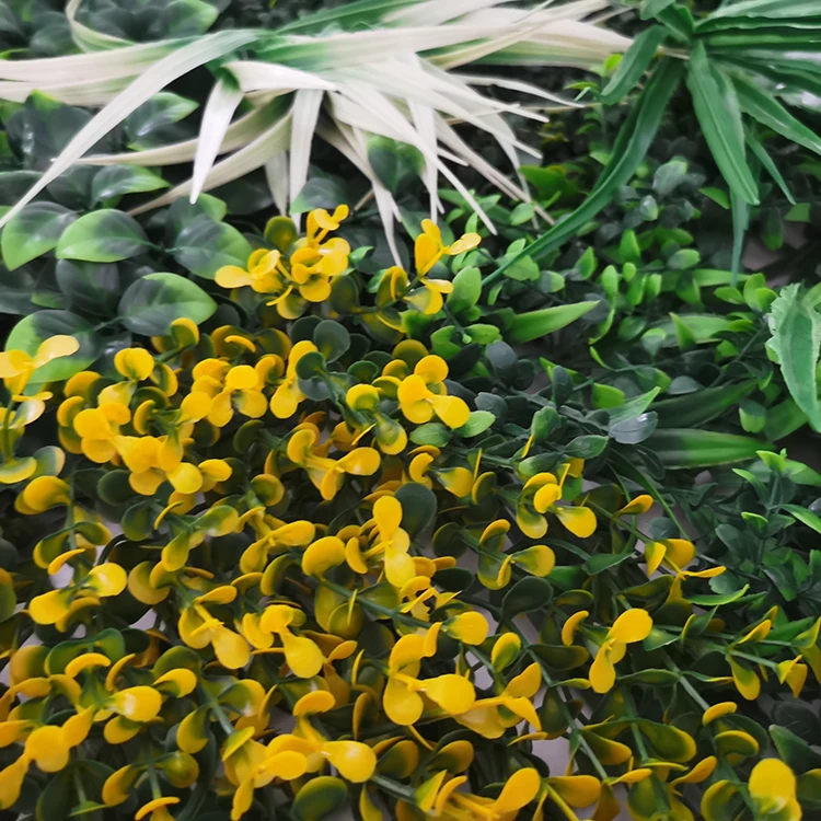 Green wall plants wall artificial silk  Anti UV Outdoor Artificial Plant Wall