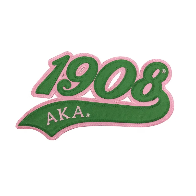 Custom iron on sew on laser cut sublimated AKA hat and boot  sorority AKA Ivy Delta Zeta  patches