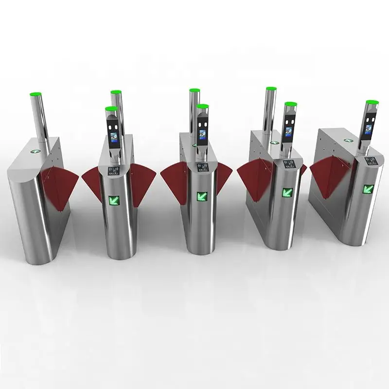 Facial Swing Turnstile With Ai Recognition Rfid Access Control System Security Management Face Identification