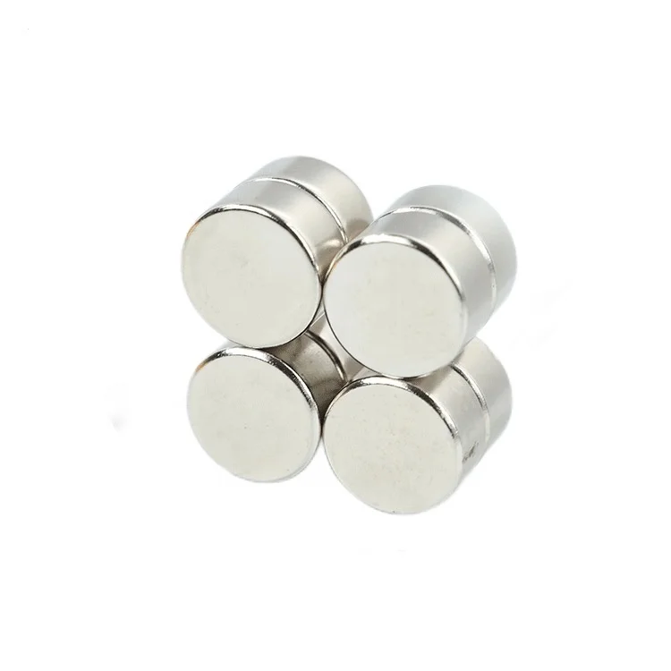 Professional Magnetic Manufacturer Customized N45 N48 N35 Axially 20x10 Round NdFeb Neodymium Magnet