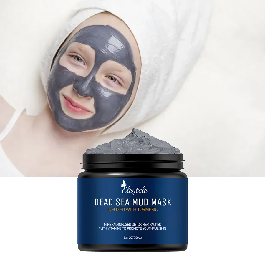 Private Label Beauty Organic Facial Clay Mask Deep Pore Cleaning Moisturizing Anti-Aging Dead Sea Mud Face Mask