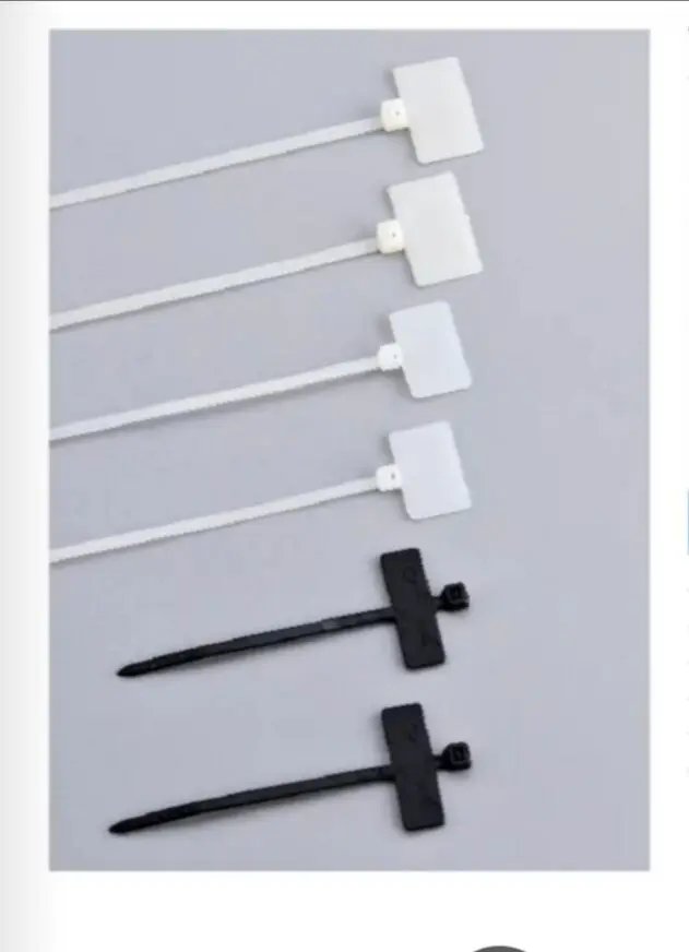 Nylon Self Locking Cable Ties with Marking Tag 4inch