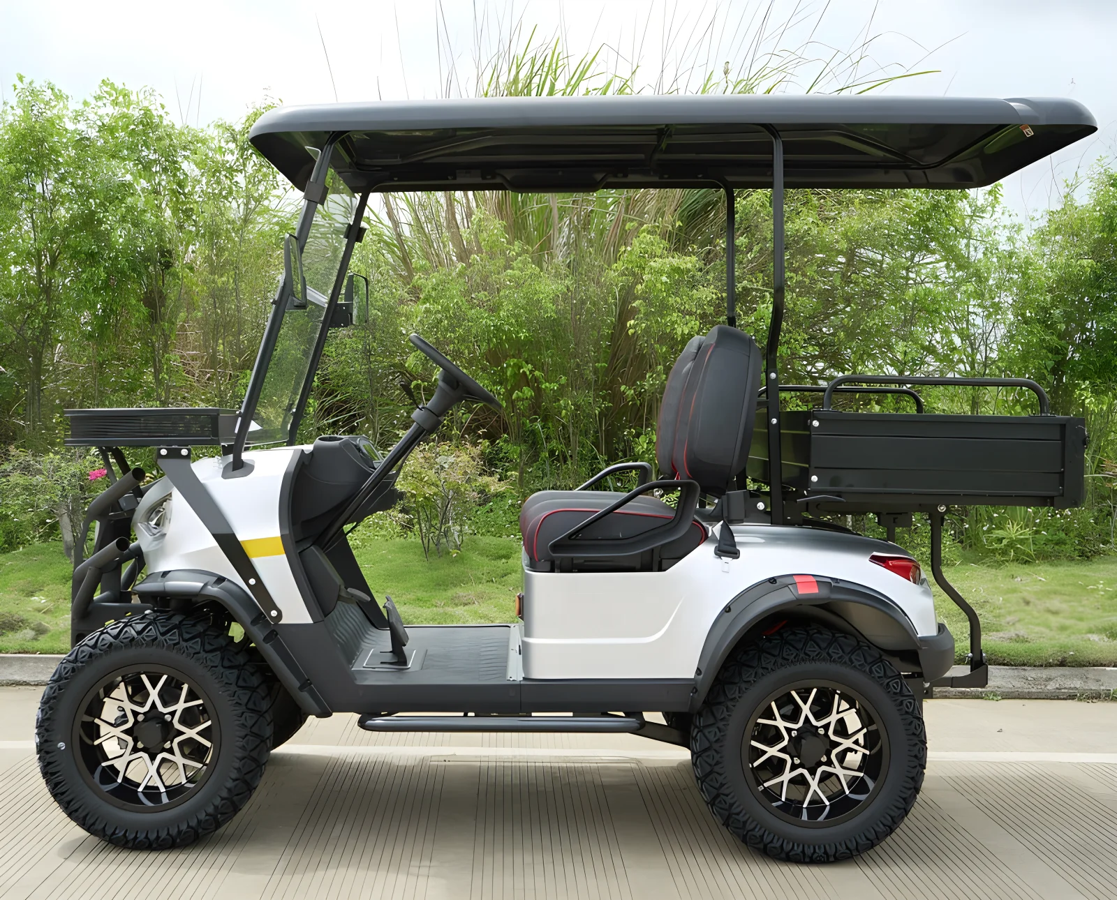 Fastest 24V Off-Road Electric Golf Cart with Lithium Battery 4-Passenger 72V and 48V Options for Ezgo Rxv Use