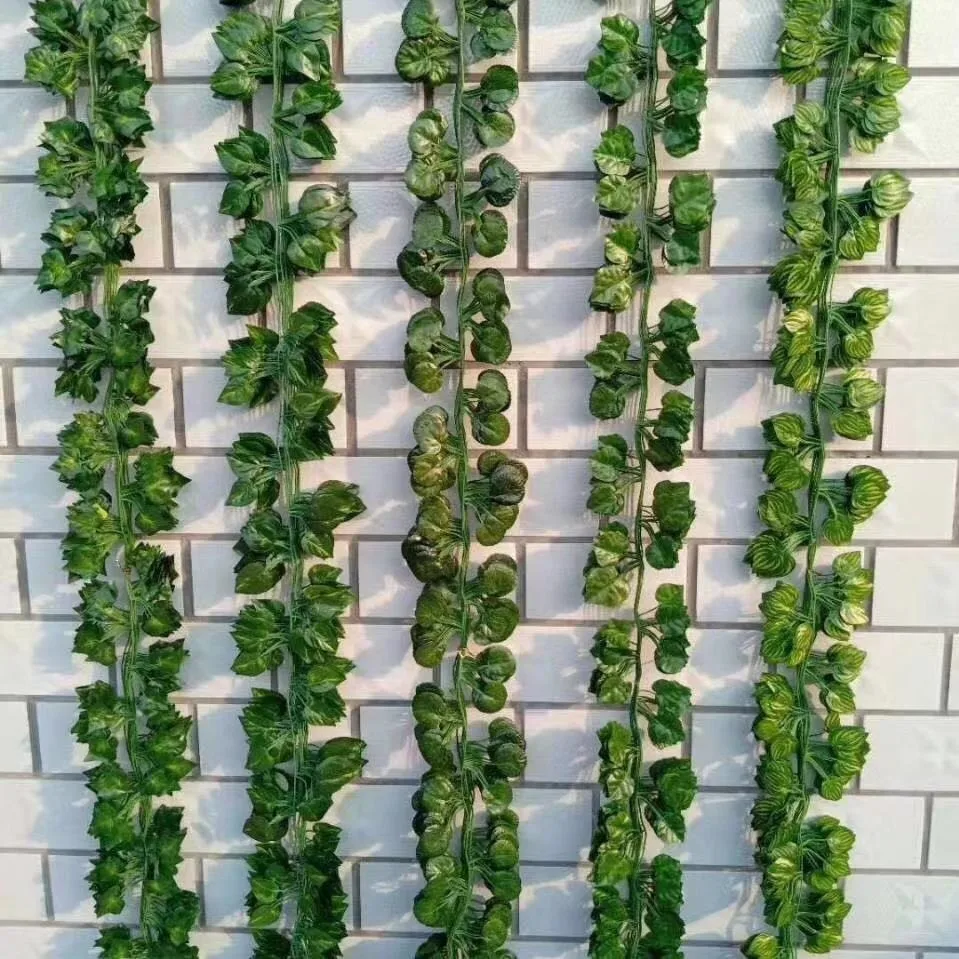 12 Pack Fake Grape Vines Faux Greenery Leaves Plants Artificial Ivy Leaf Plants Vine Hanging Garland for Decoration